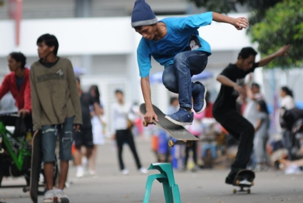 Ini Wadahnya Pencinta Skate Boarding di Riau